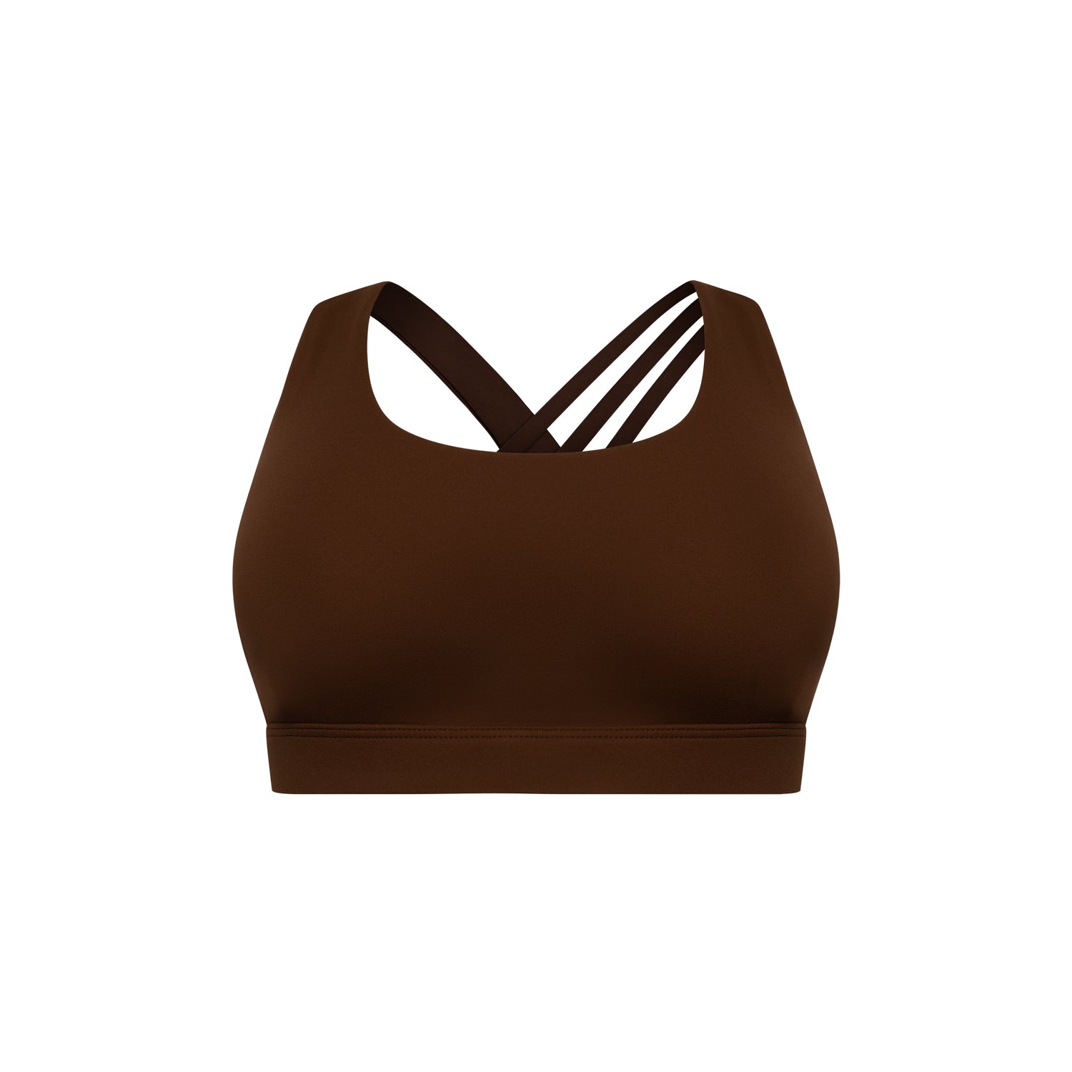STRATUS SPORTS BRA - Marron Glacé Élevé
