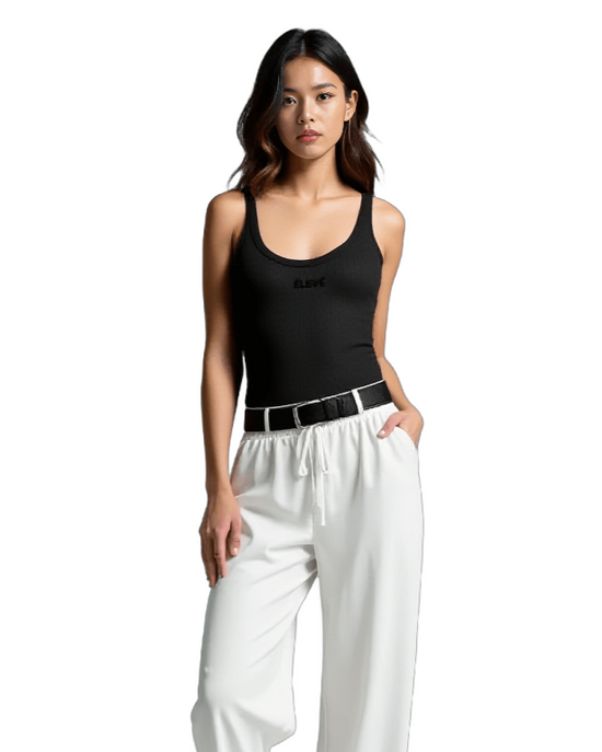 THE ALLURE TANK - Noir (Black) Élevé