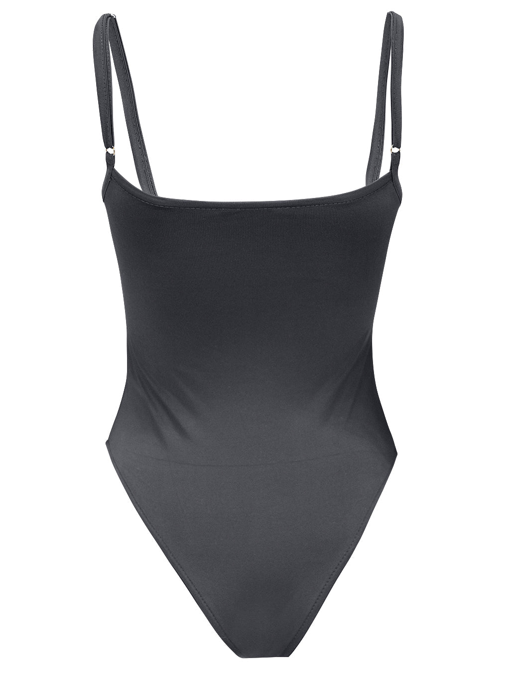 THE CAMI BODYSUIT - CHARCOAL Élevé