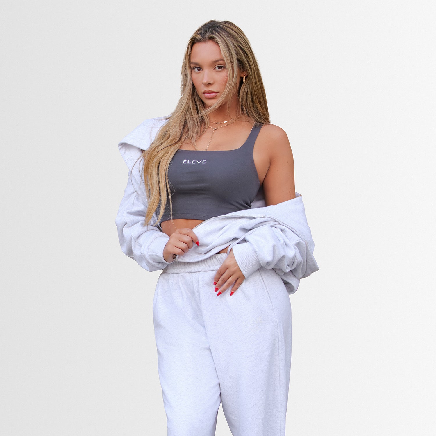 THE DRIFT (WIDE - LEG) JOGGER IN STORM - Élevé