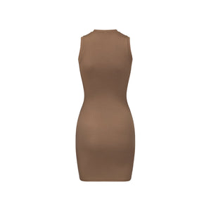 THE EDIT DRESS - LATTE Élevé