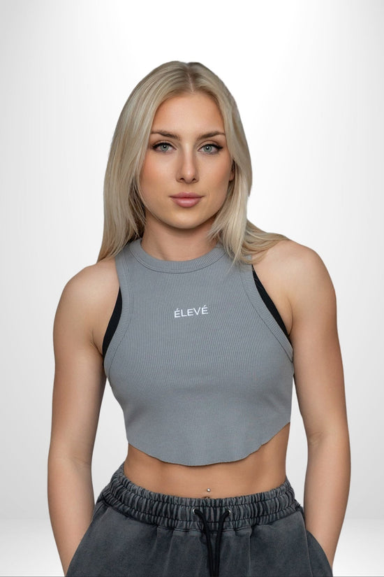 BASIC CROP- SILVERSTONE- ÉLEVÉ