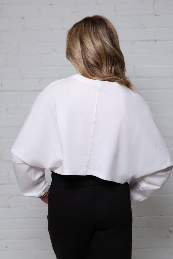 The Élevé Vintage Crop Crew - BLANC-ÉLEVÉ