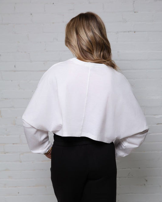 The Élevé Vintage Crop Crew - BLANC-ÉLEVÉ