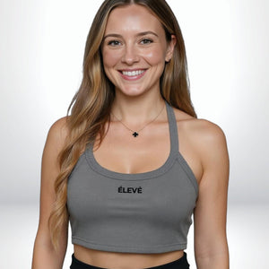 THE ELLE CROP -SILVERSTONE- Élevé
