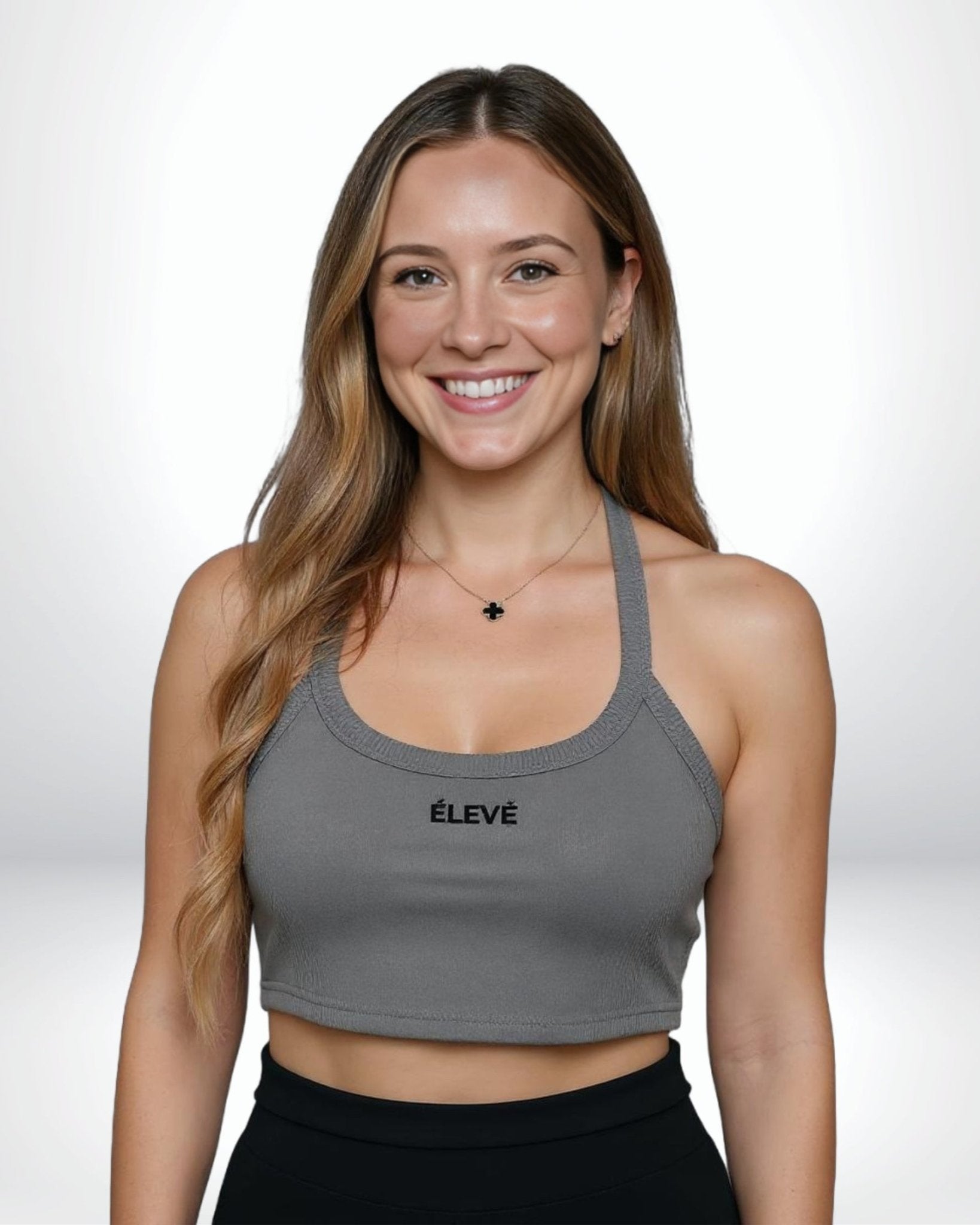 THE ELLE CROP -SILVERSTONE- Élevé