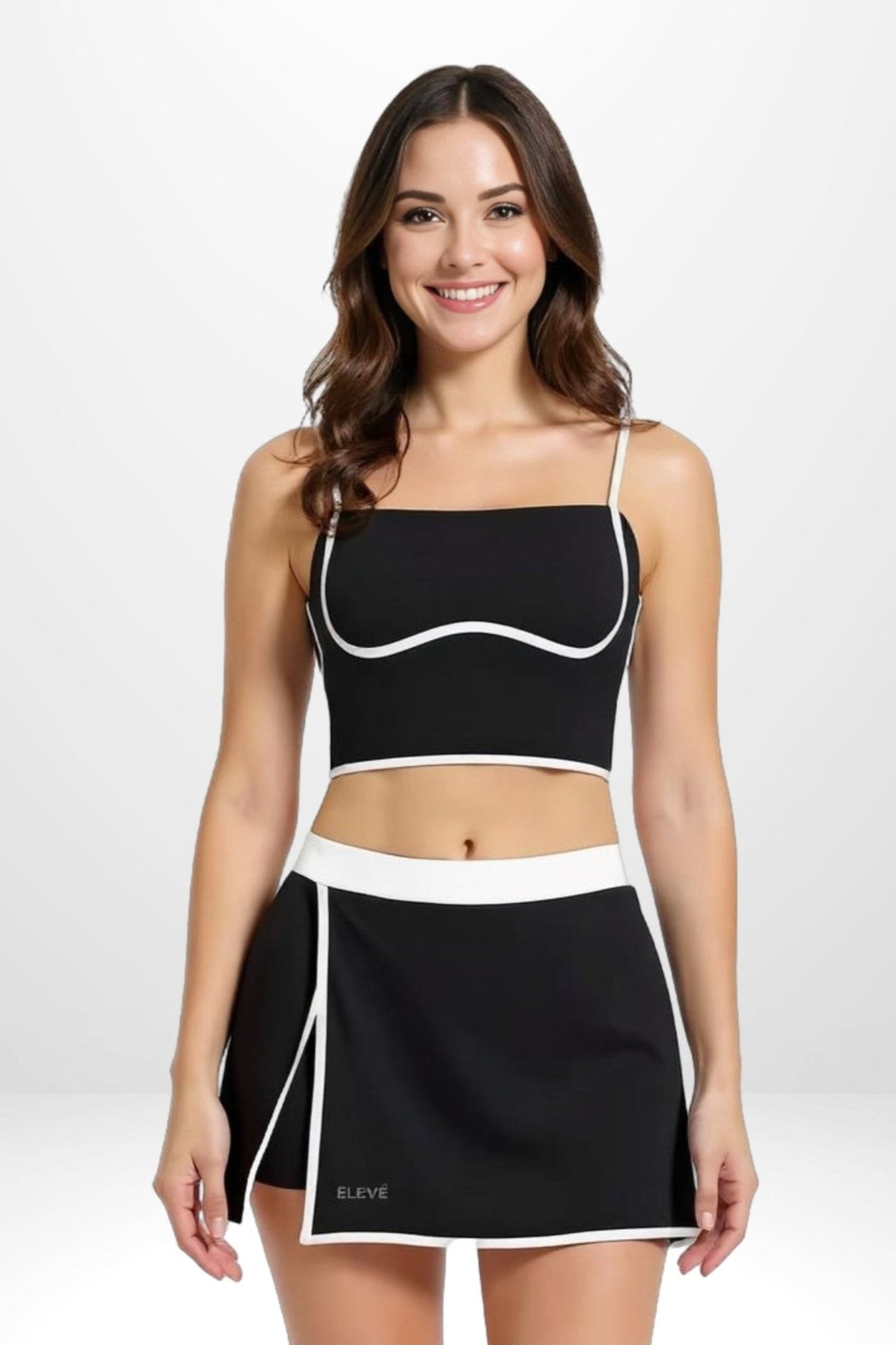THE ÉPURE BRA TANK - NOIR CLASSIC Élevé