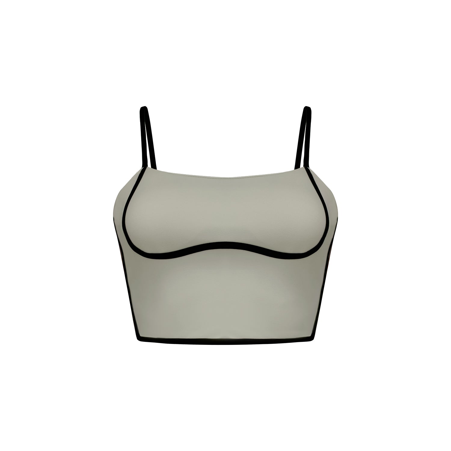 THE ÉPURE SPORTS BRA - ALMOND CRÈME Élevé
