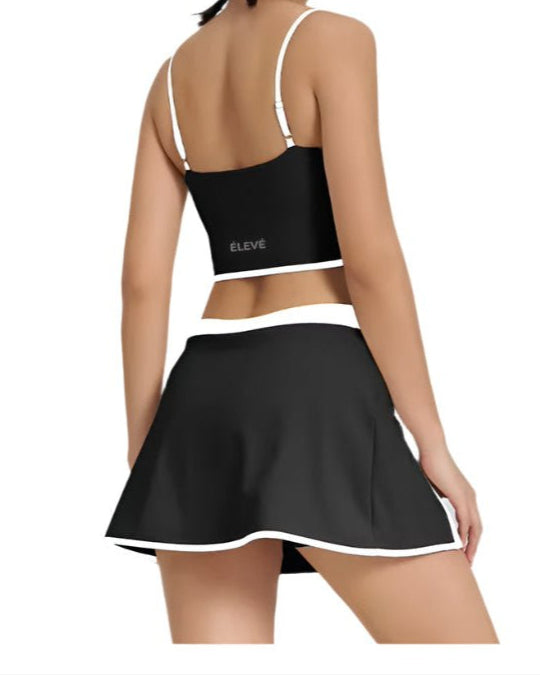 THE ÉPURE SPORTS BRA - NOIR CLASSIC Élevé