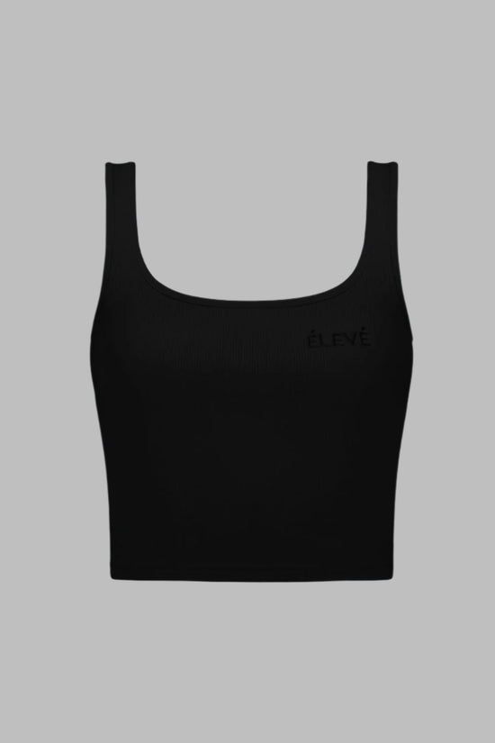 THE LAYLA LOUNGE TANK - NOIR Élevé