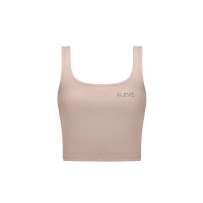 THE LAYLA LOUNGE TANK - Oat Milk Élevé