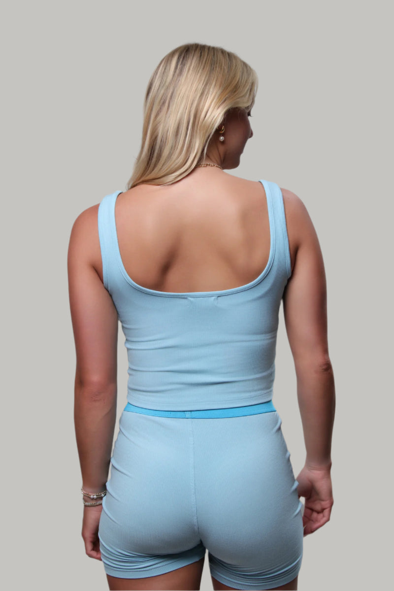 THE LAYLA LOUNGE - TANK - Icy Blue Élevé