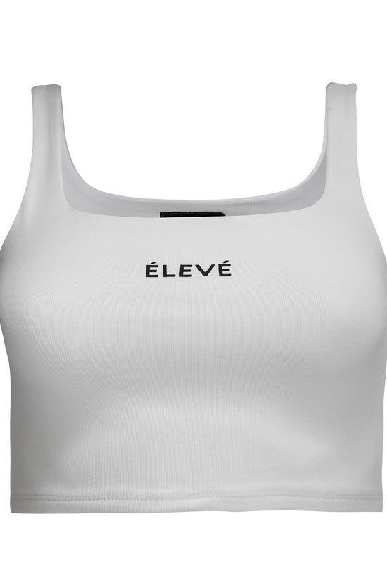 The Margot Tank - Blanche (white) Élevé