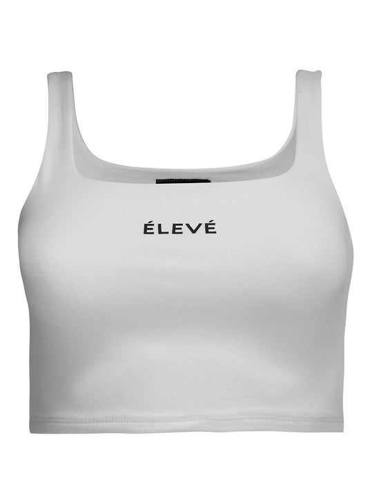 The Margot Tank - Blanche (white) Élevé