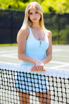 THE RIVIERA TENNIS DRESS - Menthe Glacée Élevé