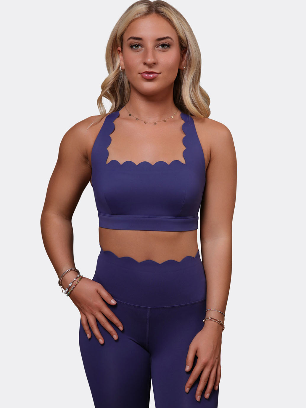 THE ST. TROPEZ SPORTS BRA - AUBERGINE-Élevé