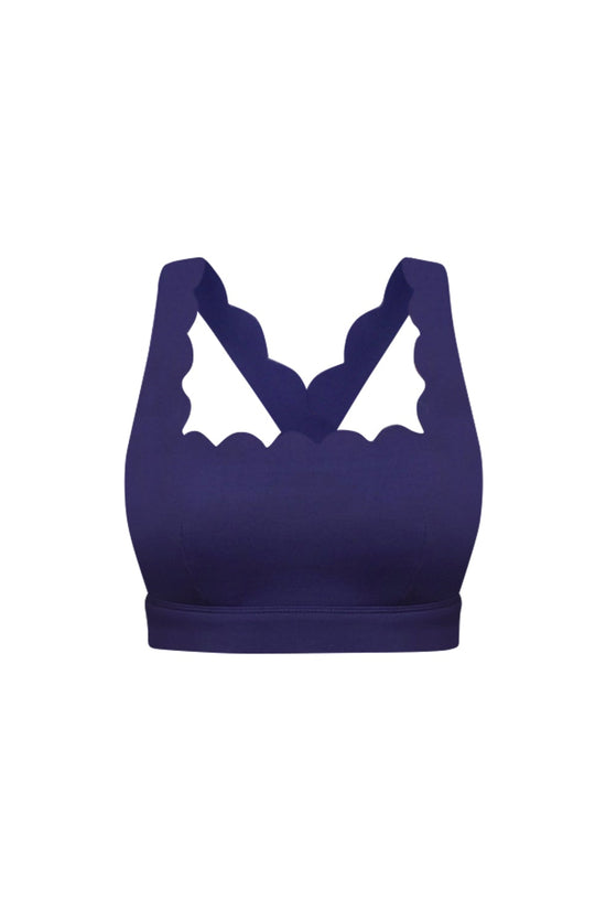 THE ST. TROPEZ SPORTS BRA - AUBERGINE Élevé