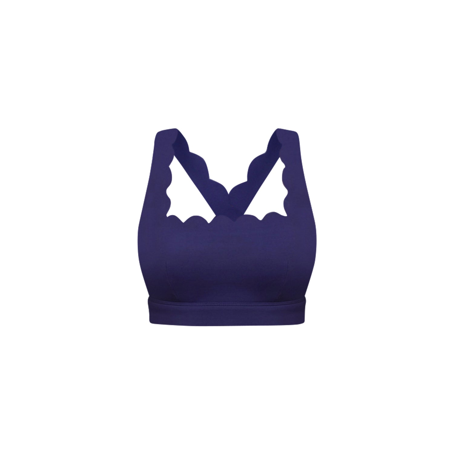 THE ST. TROPEZ SPORTS BRA - AUBERGINE Élevé