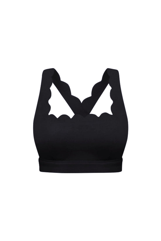 THE ST. TROPEZ SPORTS BRA - noir-Élevé