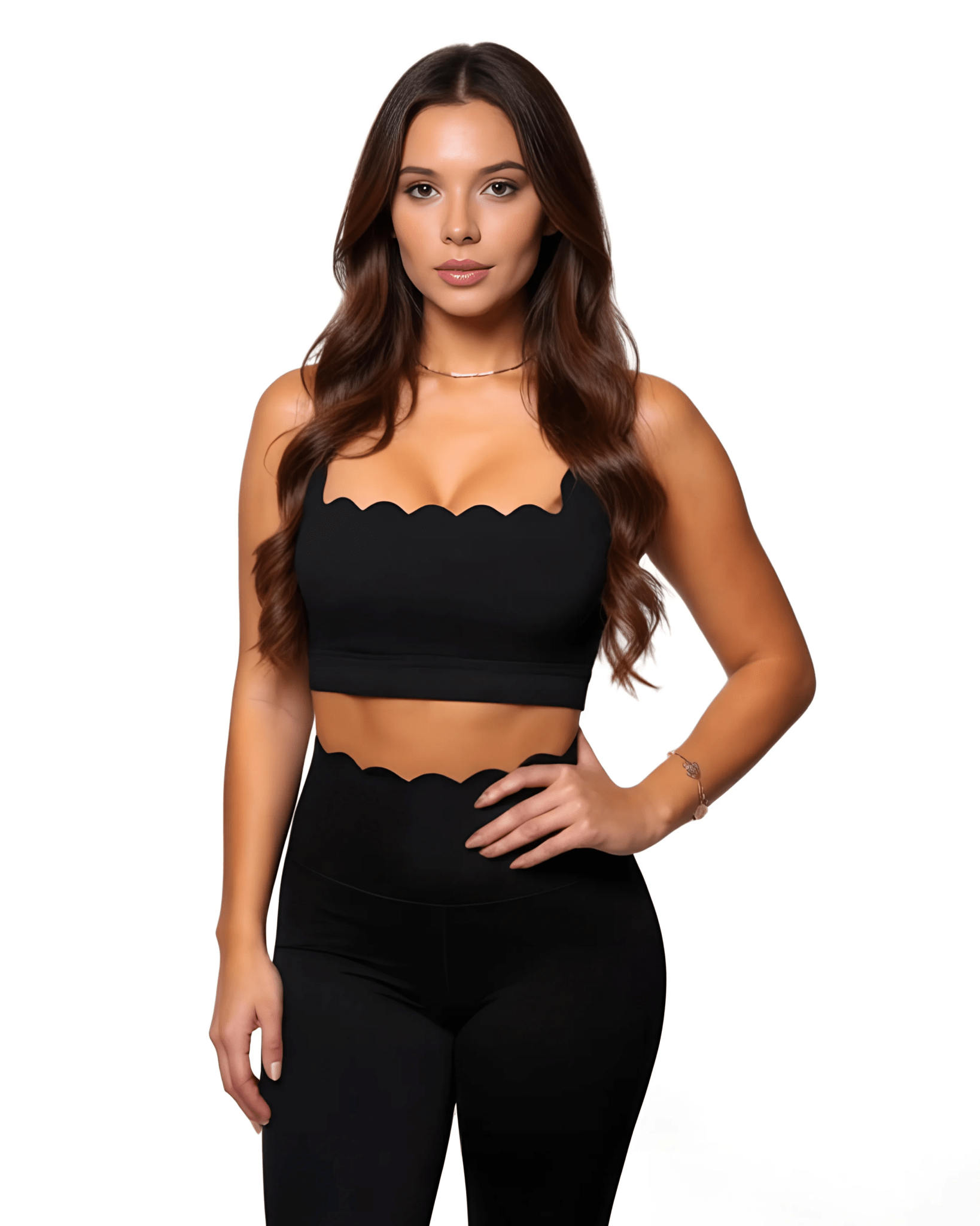 THE ST. TROPEZ SPORTS BRA - noir-Élevé