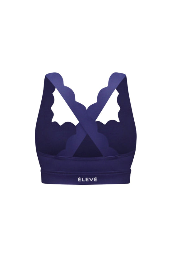 THE ST. TROPEZ SPORTS BRA - AUBERGINE Élevé