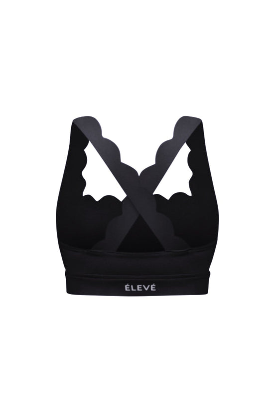 THE ST. TROPEZ SPORTS BRA - noir-Élevé