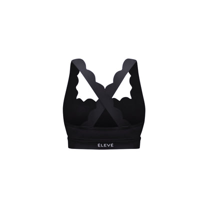 THE ST. TROPEZ SPORTS BRA - noir-Élevé