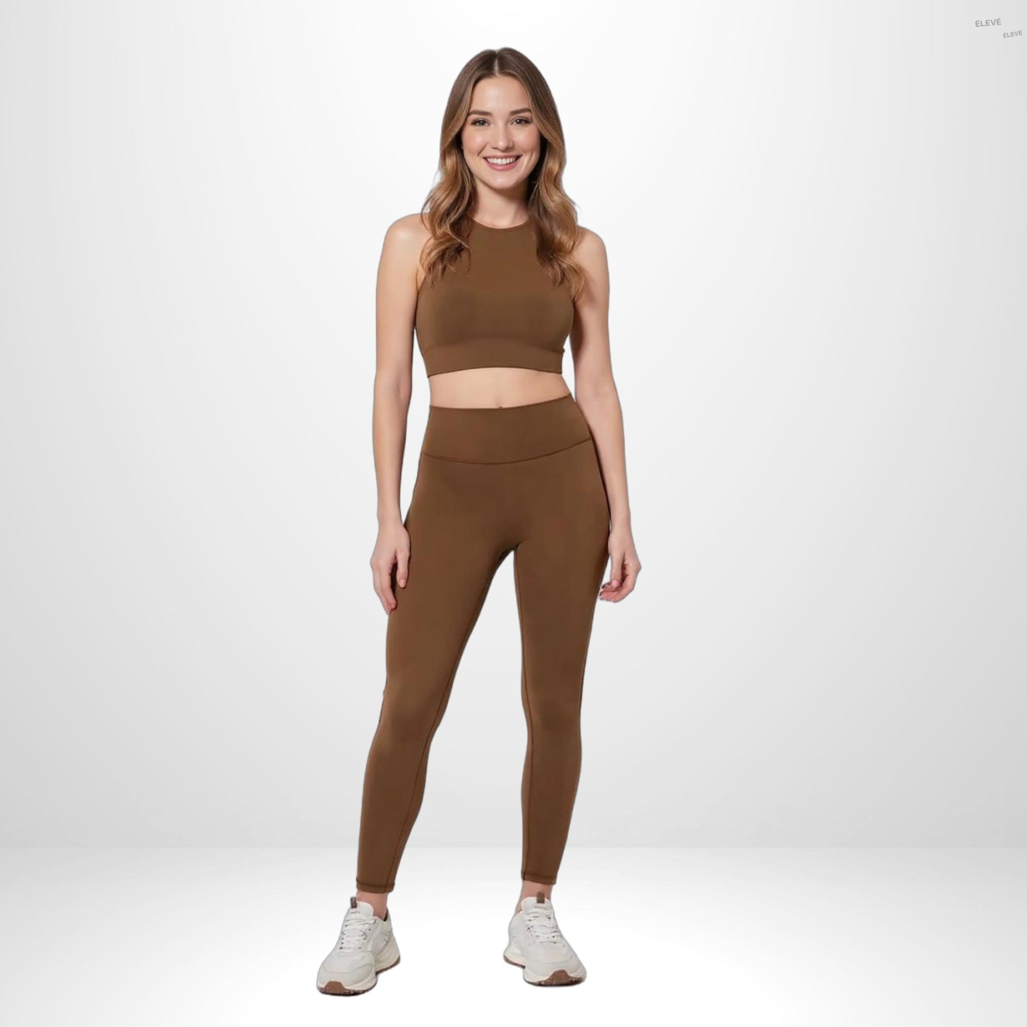 V - SCULPT LEGGINGS - Mocha Élevé
