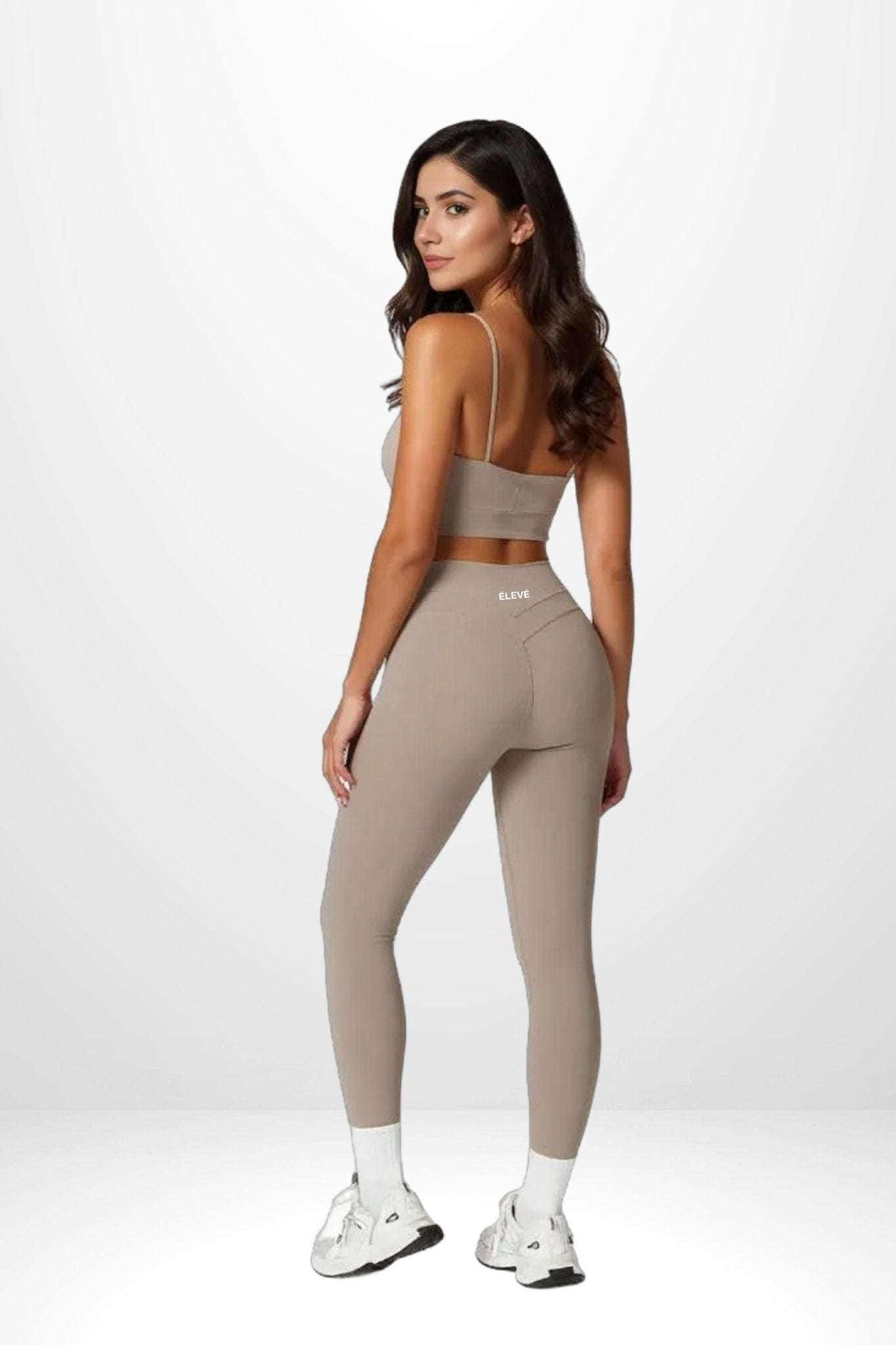 V - SCULPT LEGGINGS - ALMOND CRÈME Élevé