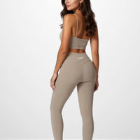 V - SCULPT LEGGINGS - ALMOND CRÈME Élevé
