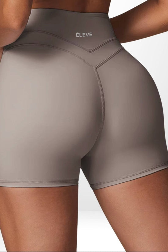 V - SCULPT SHORTS - ALMOND CRÈME Élevé