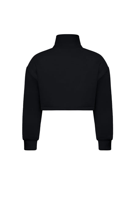 ZIPLINE HOODIE - Noir Rose Élevé