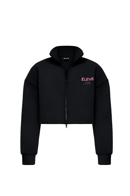 ZIPLINE HOODIE - Noir Rose Élevé