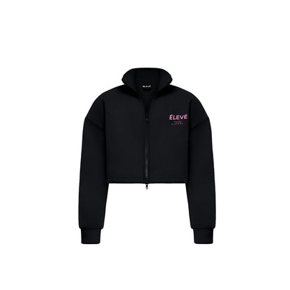 ZIPLINE HOODIE - Noir Rose Élevé